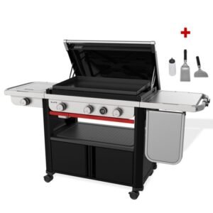 Weber Slate Plancha GPSB 76cm Premium, inklusive Grillplatten-Zubehörset
